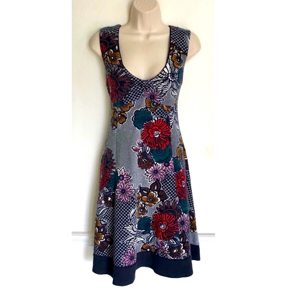 Anthropologie Maeve Women’s “Fairchild” Fit&Flare Sleeveless Floral Dress XS
